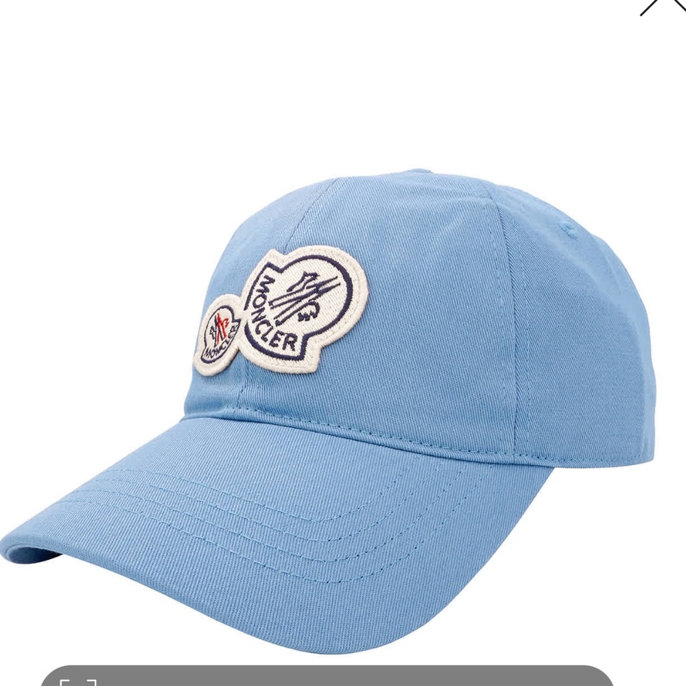 Moncler Light Blue Cap baseball hat